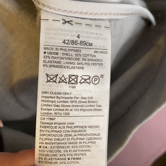 NWT Banana Republic Grey Dress (Size 4) - Picture 5 of 9